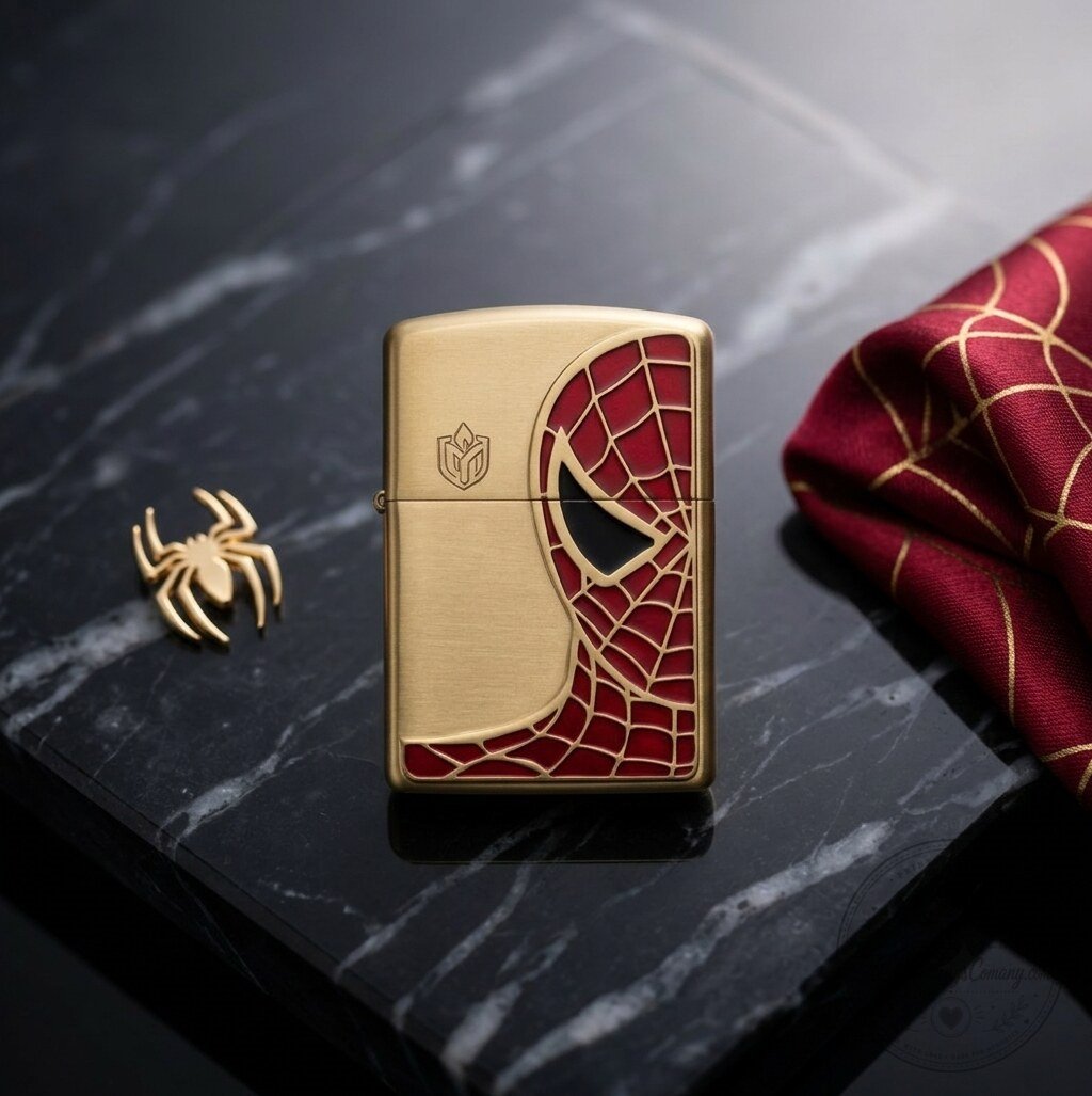 Luxury Spider-Man Brass Metal Lighter