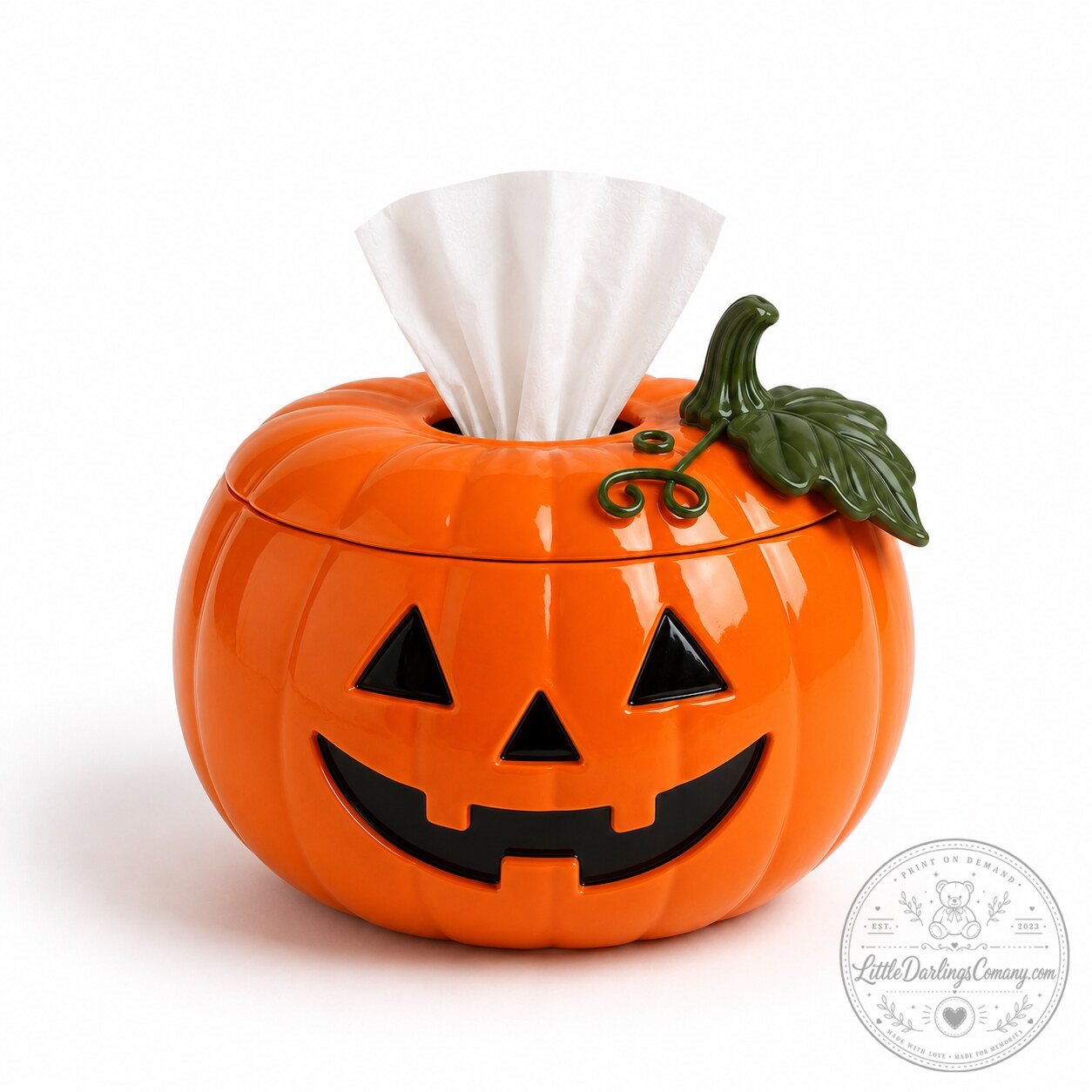 Halloween Pumpkin Tissue Box Holder