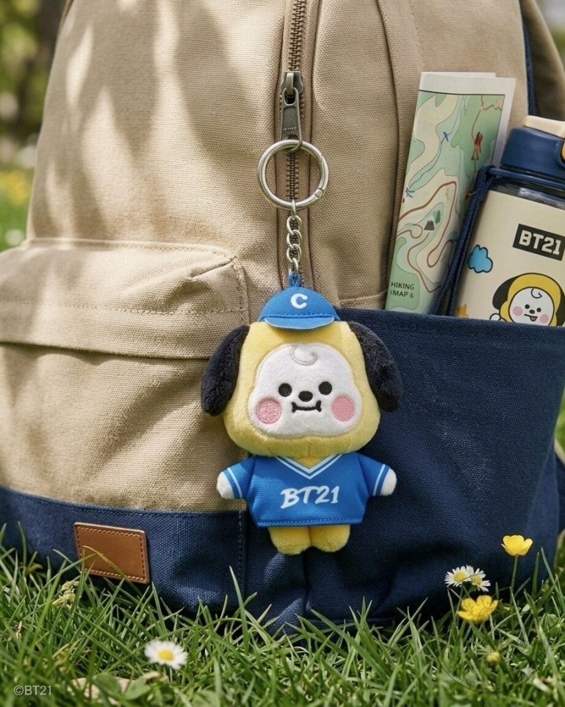 "BT21 CHIMMY Baseball Plush Keychain: Must-Have Accessory for Fans" 5 BT21 CHIMMY Baseball Plush Keychain