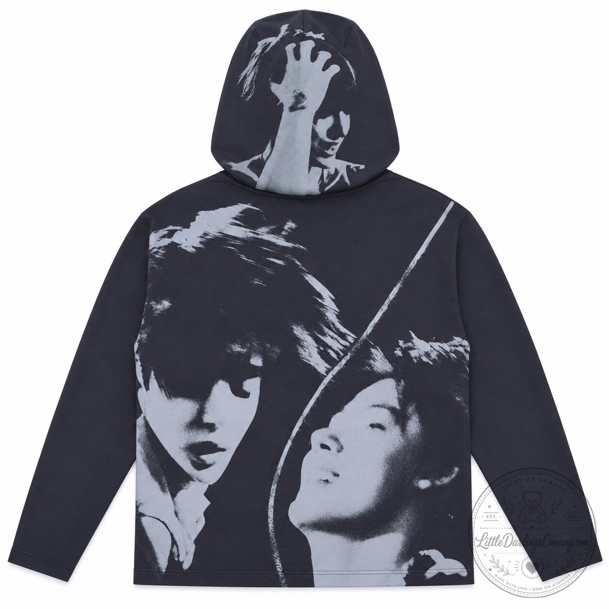 Cortis Vintage Graphic Full Zip Hoodie Put Your Phone Down – image 2 of 3