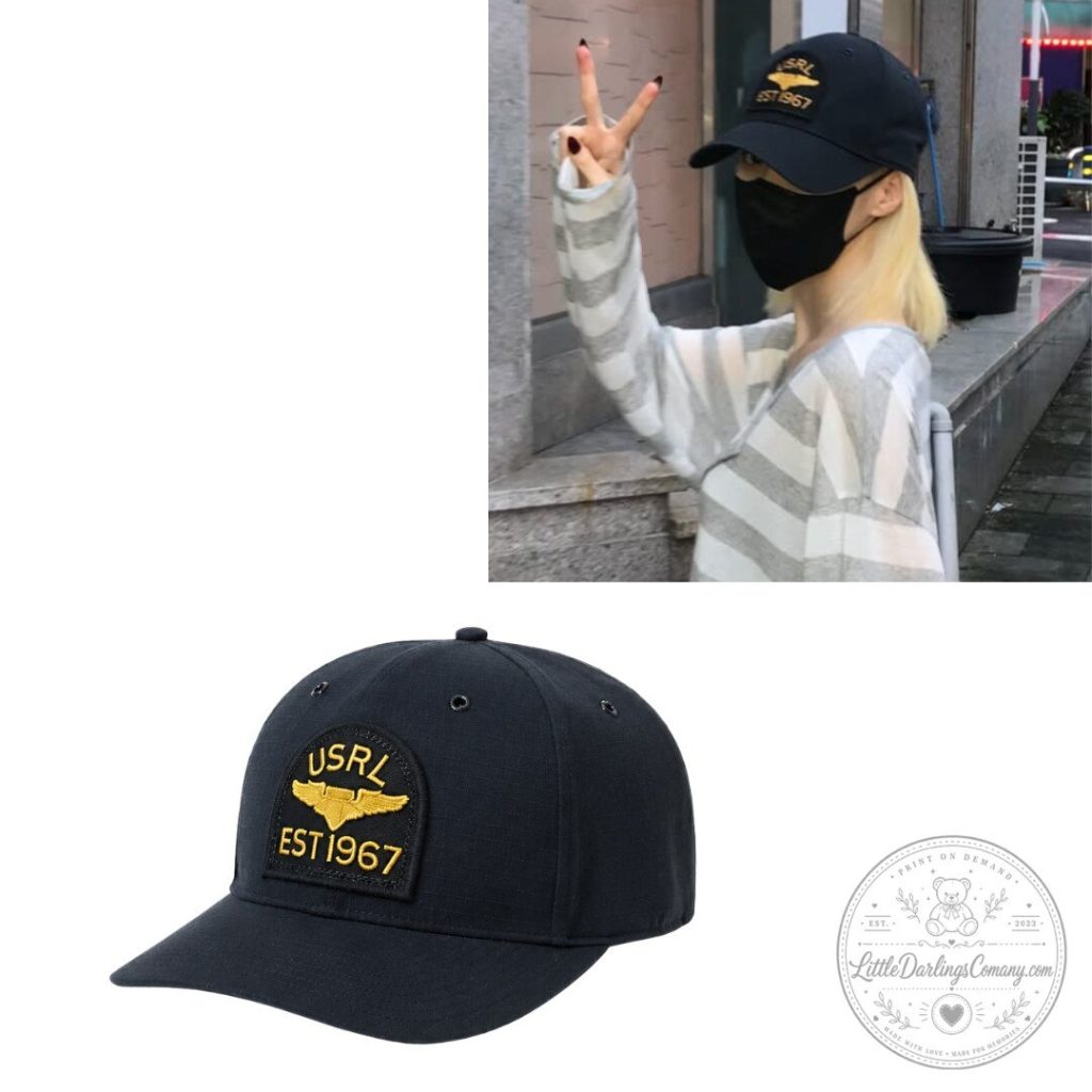 Discover Trendy Style: Aespa Winter 1967 Patch Baseball Cap 23 aespa Winter USRL EST 1967 Embroidered Patch Baseball Cap